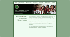 Desktop Screenshot of eruindia.org